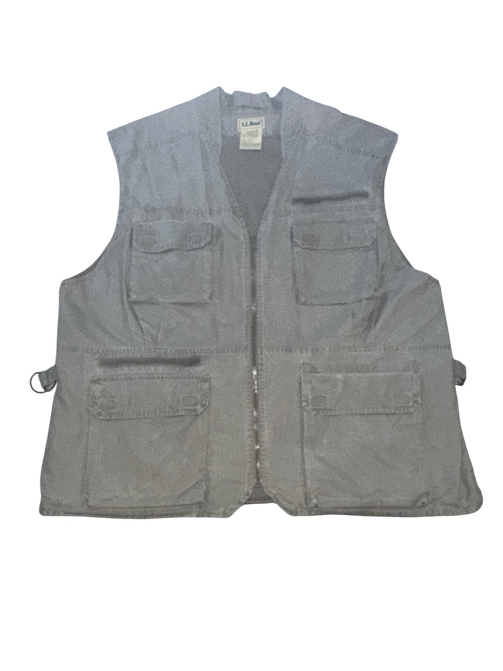 Vintage L.L. Bean Tropical Weight Utility Fishing Hunting Vest XXL